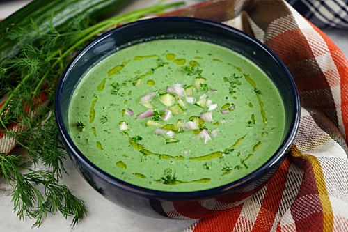 Green Cucumber Cold Soup