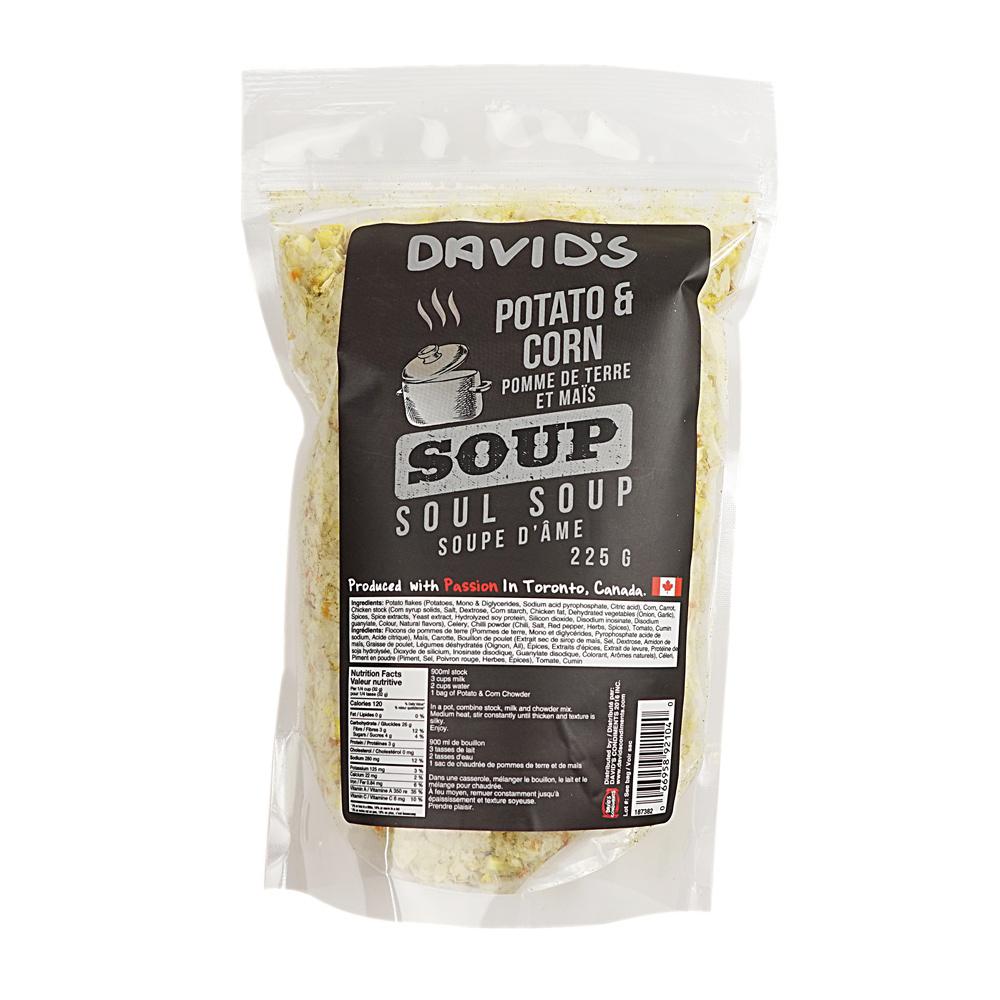 Potato &amp; Corn Soup 225 g Davids